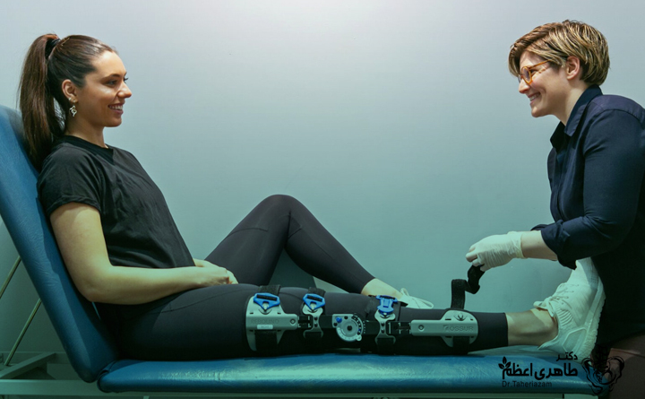 زانوبند طبی برای هایپراکستنشن