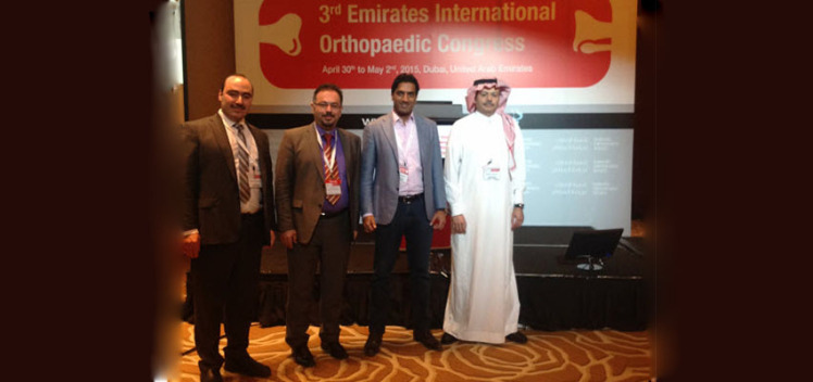 حضور فعال دکتر طاهری اعظم به عنوان سخنران در سومین کنگره بین‌المللی ارتوپدی امارات