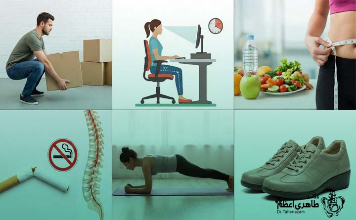 پیشگیری از دیسک کمر